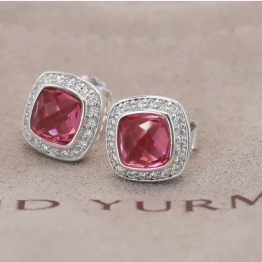 David Yurman Albion Pink Tournament earrings
